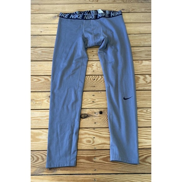 Nike Dri Fit Compression Pants Size 2XL Men’s Gray - Picture 1 of 8